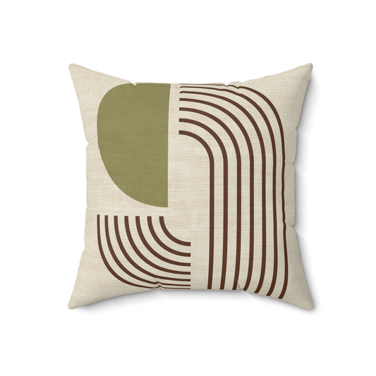Orbit Form - Spun Polyester Square Pillow