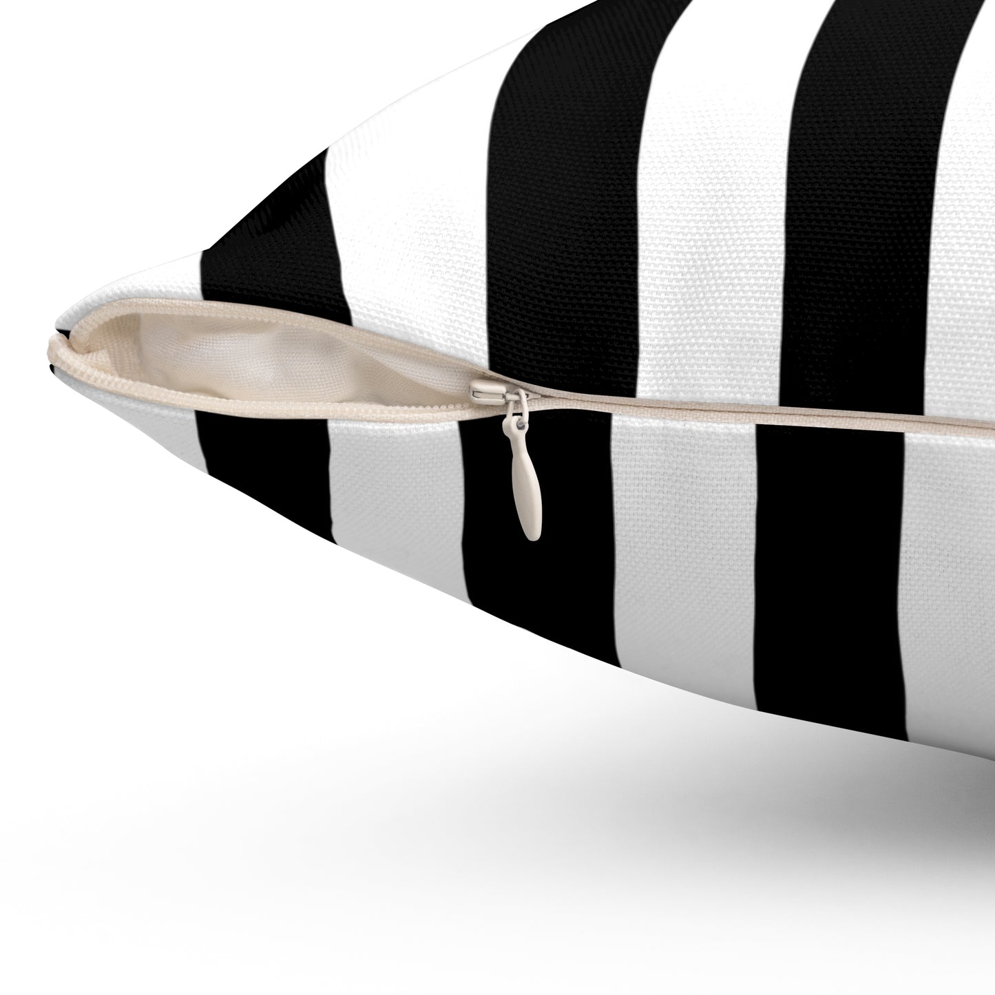 Classic Vertical Stripe - Spun Polyester Square Pillow
