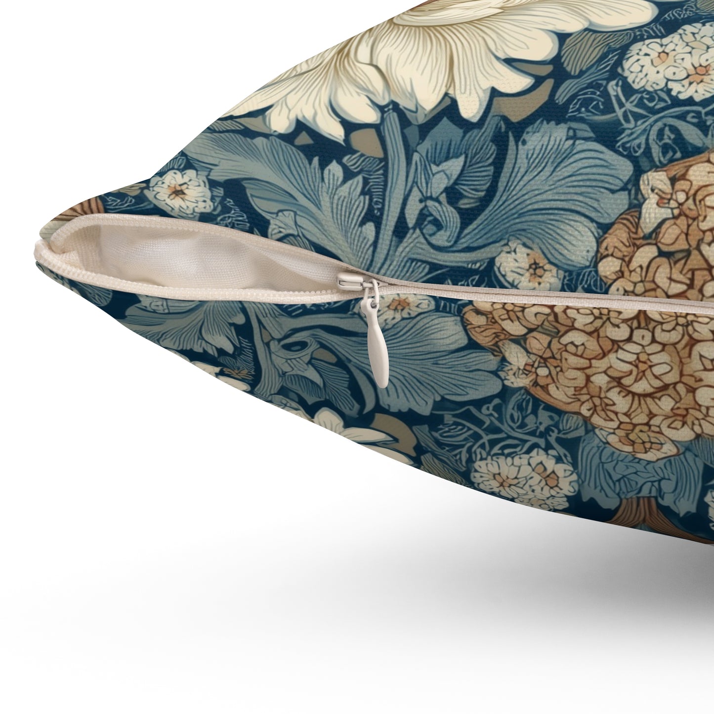 Chrysanthemum Court - Spun Polyester Square Pillow