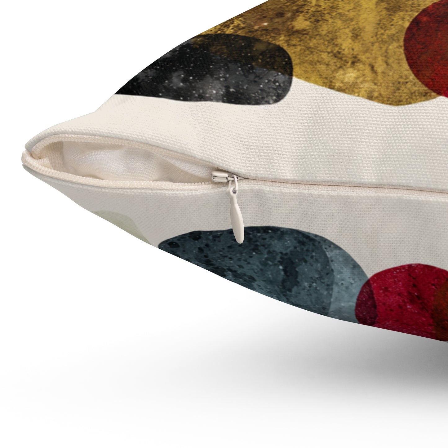 Midnight Bloom Cluster - Spun Polyester Square Pillow
