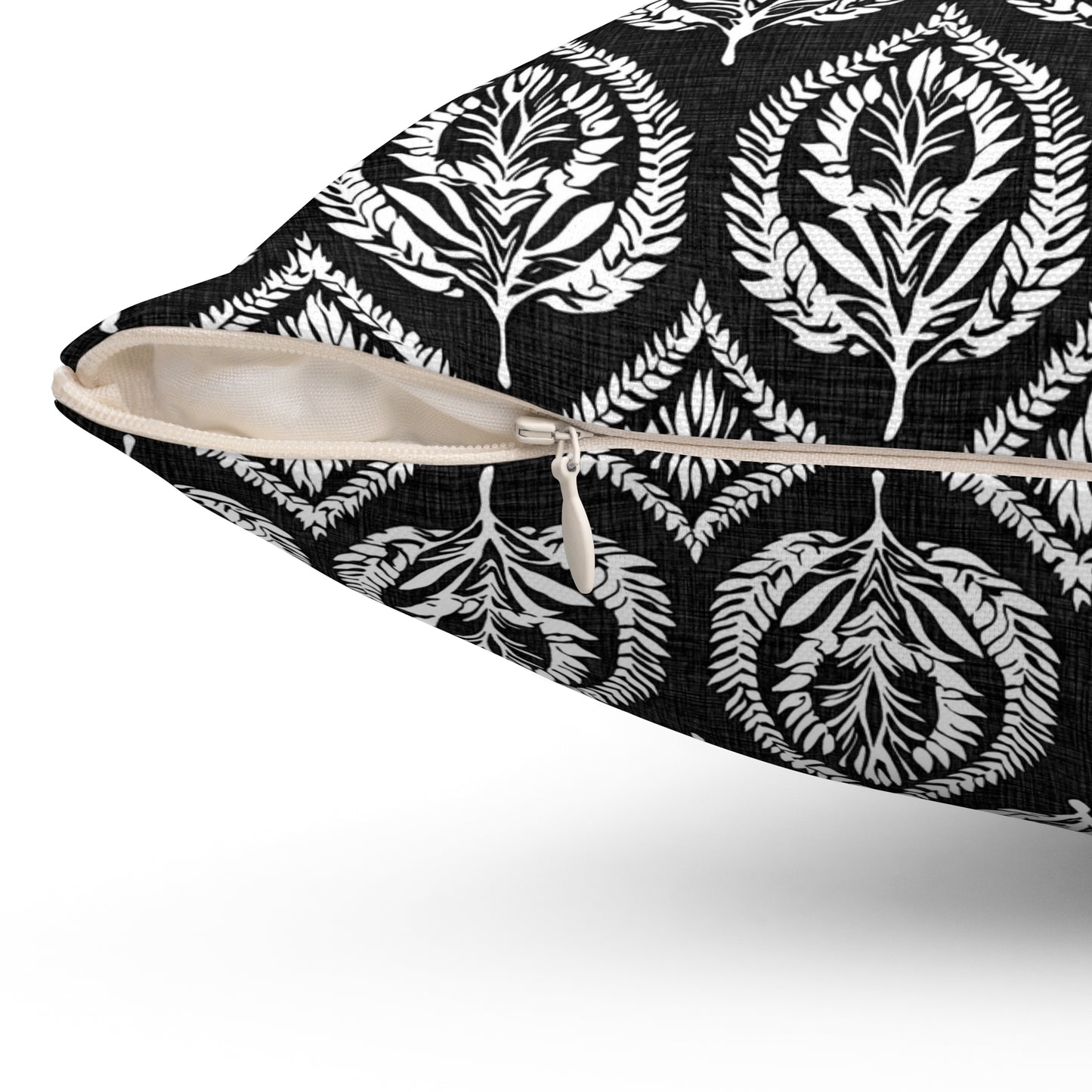Deco Leaf - Spun Polyester Square Pillow