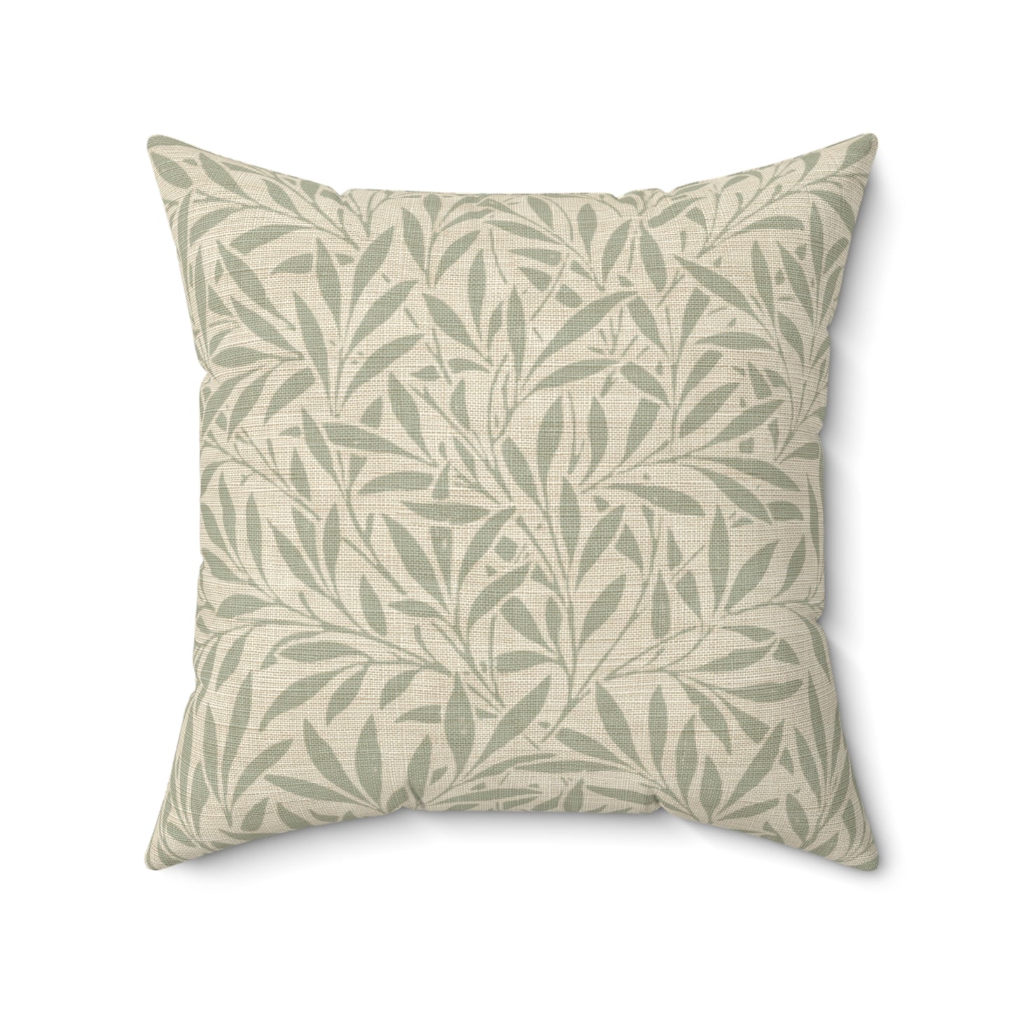 Willow Whisper - Faux Suede Square Pillow