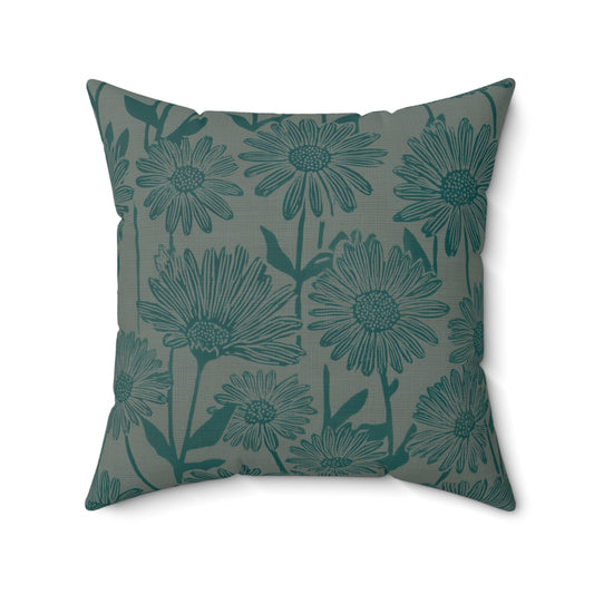 Forest Echo - Faux Suede Square Pillow