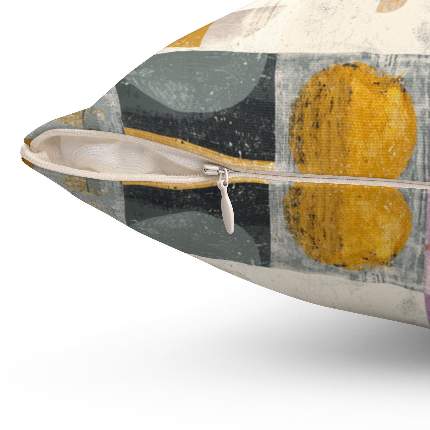 Vintage Quilt Blocks - Spun Polyester Square Pillow