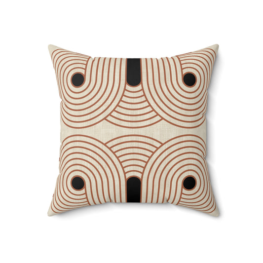 Loop Line - Spun Polyester Square Pillow