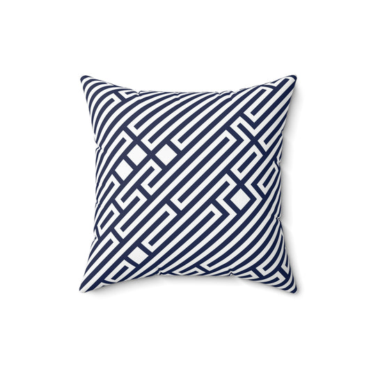 Labyrinth - Spun Polyester Square Pillow