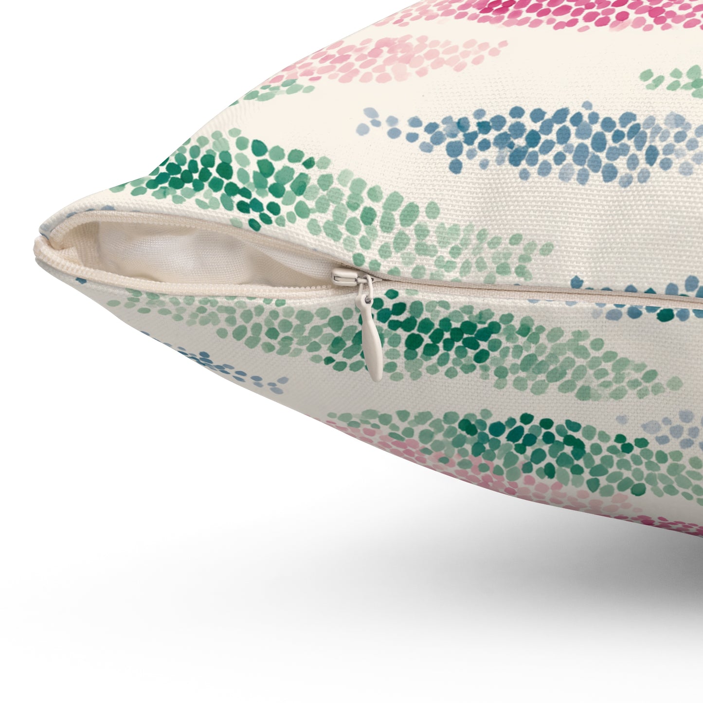 Wild Rose Tide - Spun Polyester Square Pillow