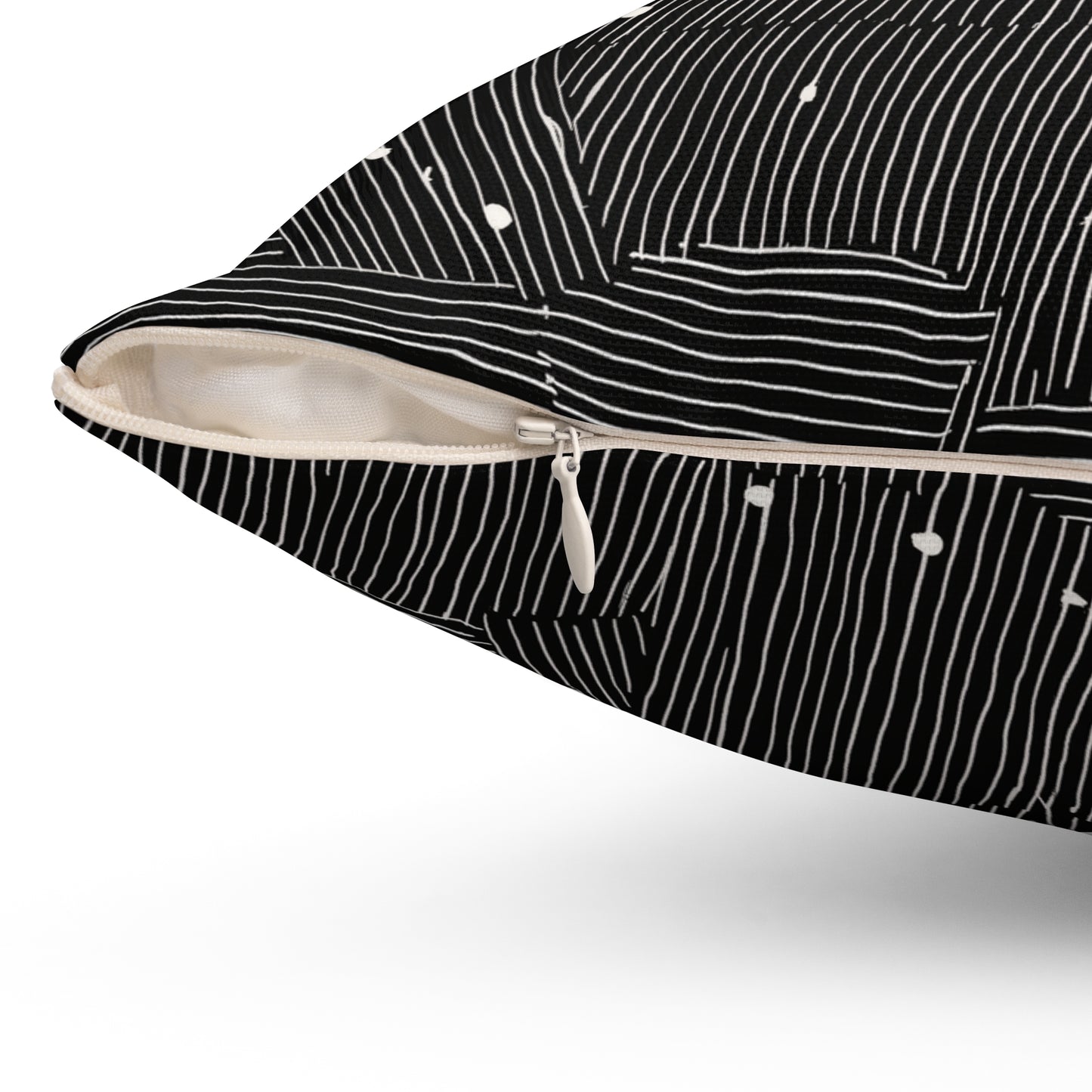 Maze Geo - Spun Polyester Square Pillow