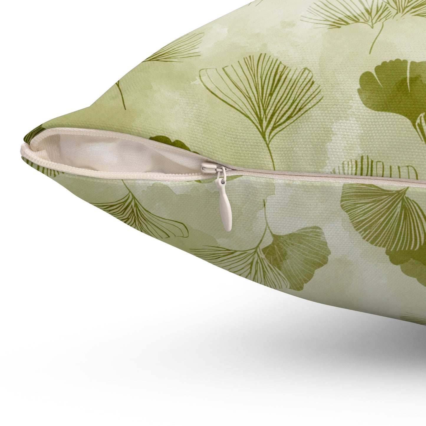 Olive Mist Forest - Spun Polyester Square Pillow