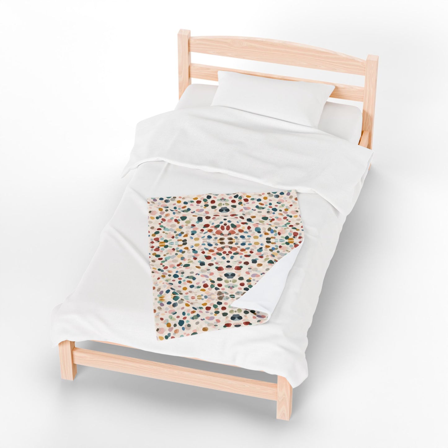 Summer Garden Bloom - Velveteen Plush Blanket