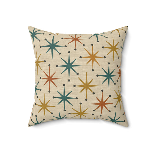 Starburst Cheer - Spun Polyester Square Pillow