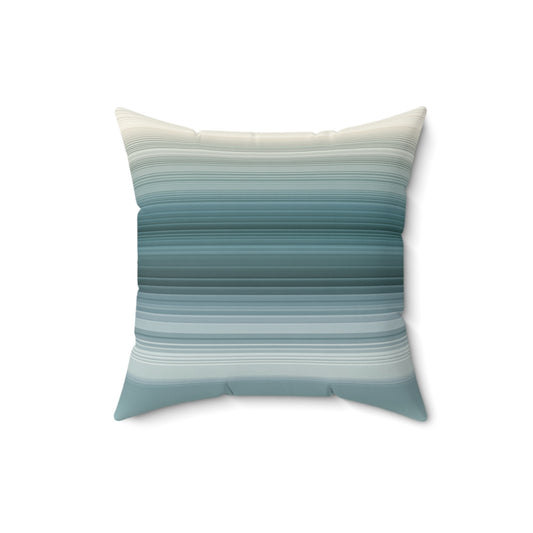 Mistline Neutral Fade - Faux Suede Square Pillow