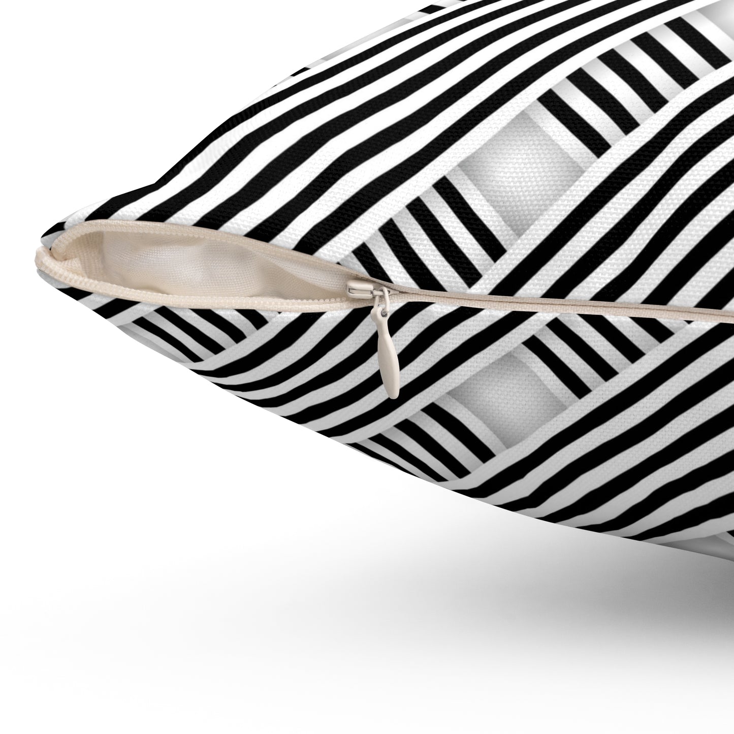 Diagonal Dash Weave - Spun Polyester Square Pillow