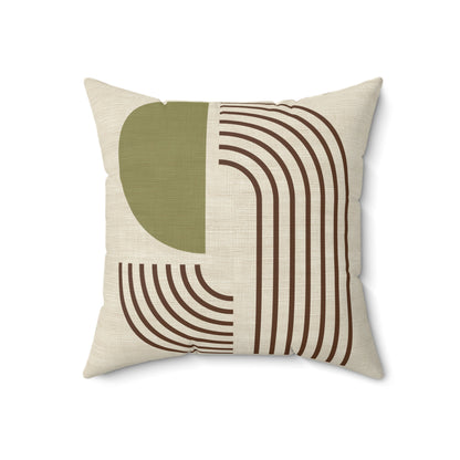 Orbit Form - Spun Polyester Square Pillow