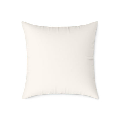 Autumn Brush Strokes - Square Poly Canvas Pillow
