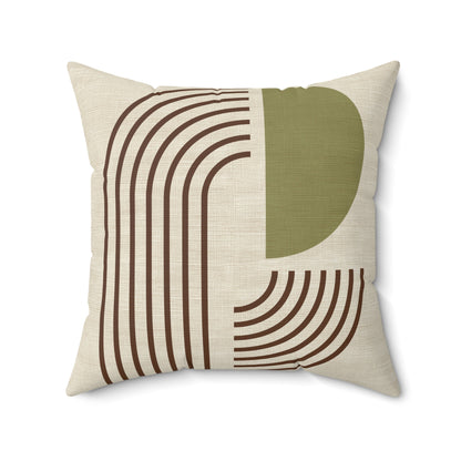 Orbit Form - Spun Polyester Square Pillow