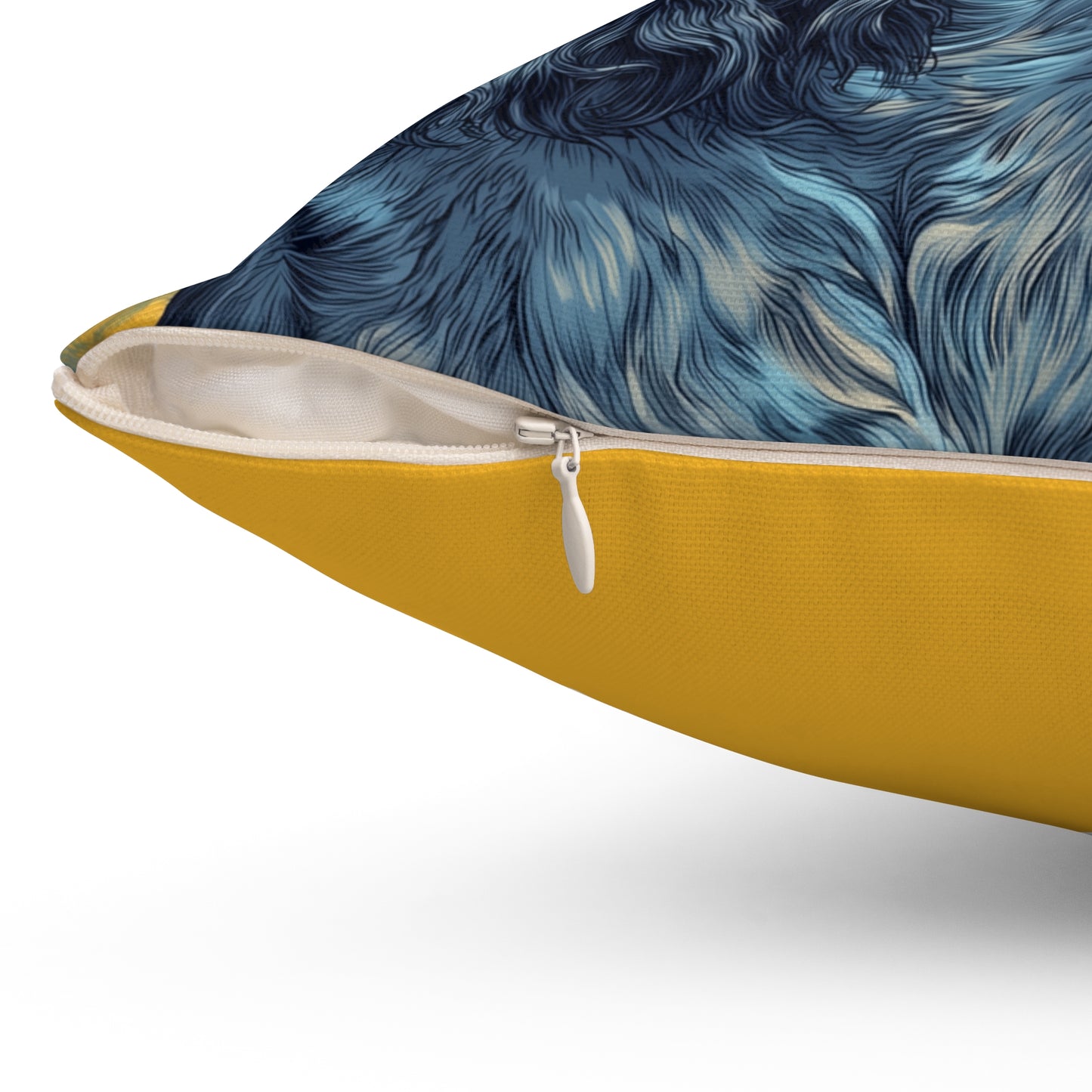 Spaniel Muse - Spun Polyester Square Pillow