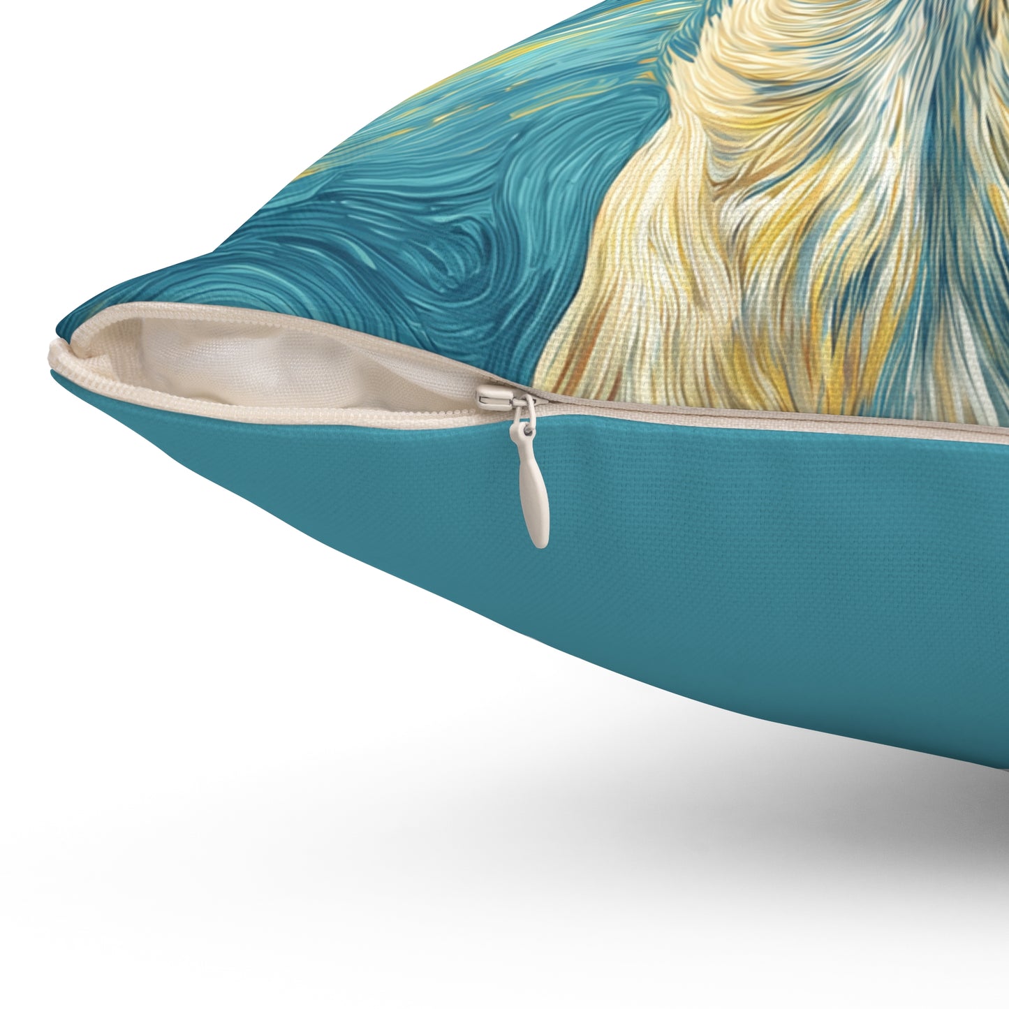Celestial Whippet - Spun Polyester Square Pillow