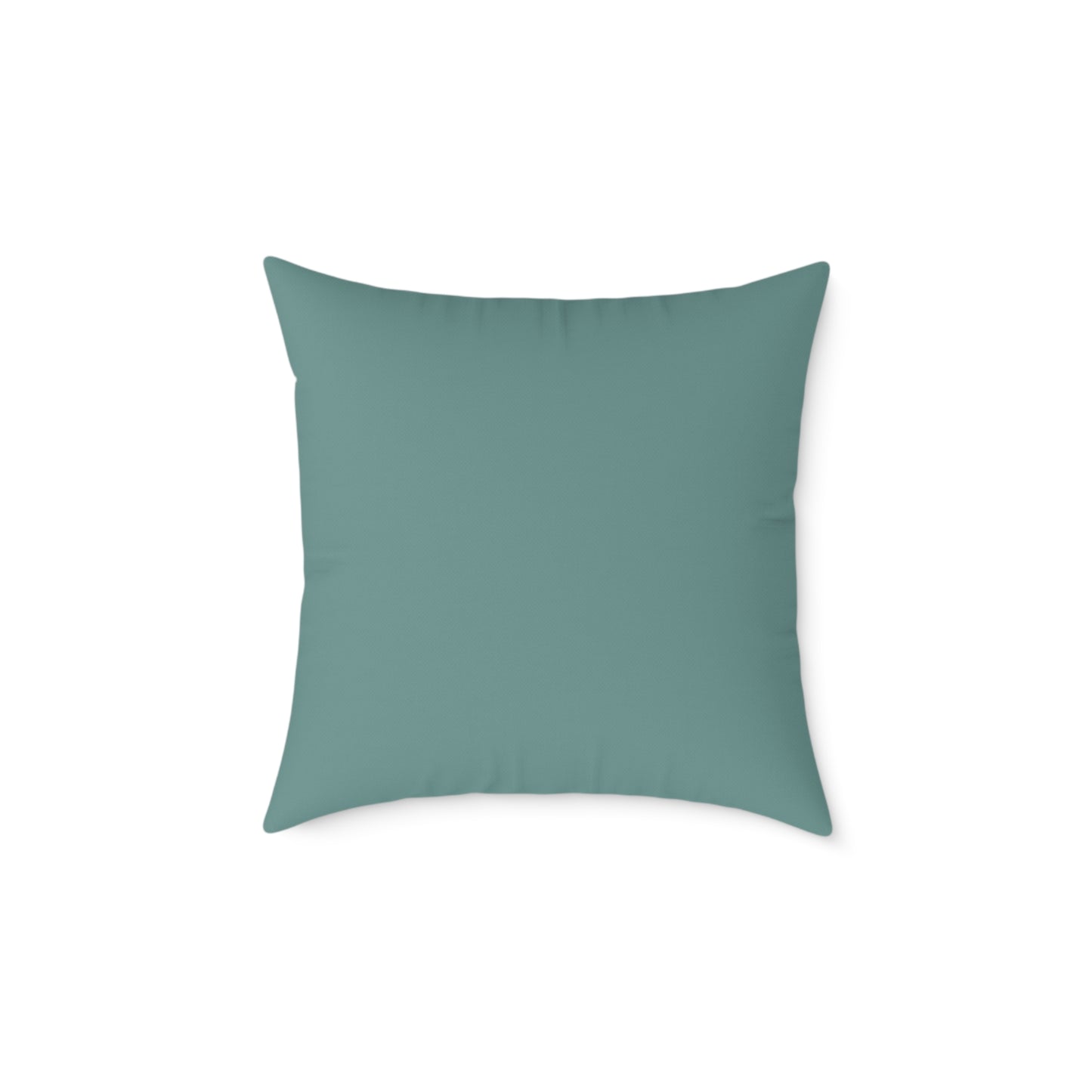 Pebble Scatter - Seafoam - Square Poly Canvas Pillow