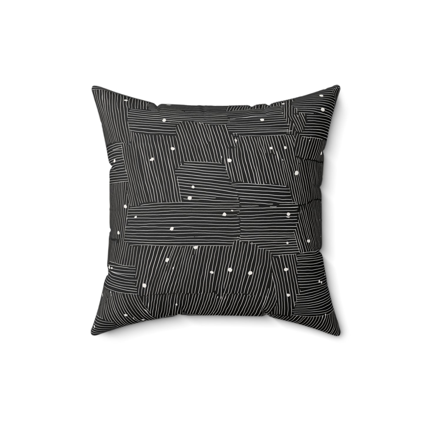 Maze Geo - Spun Polyester Square Pillow