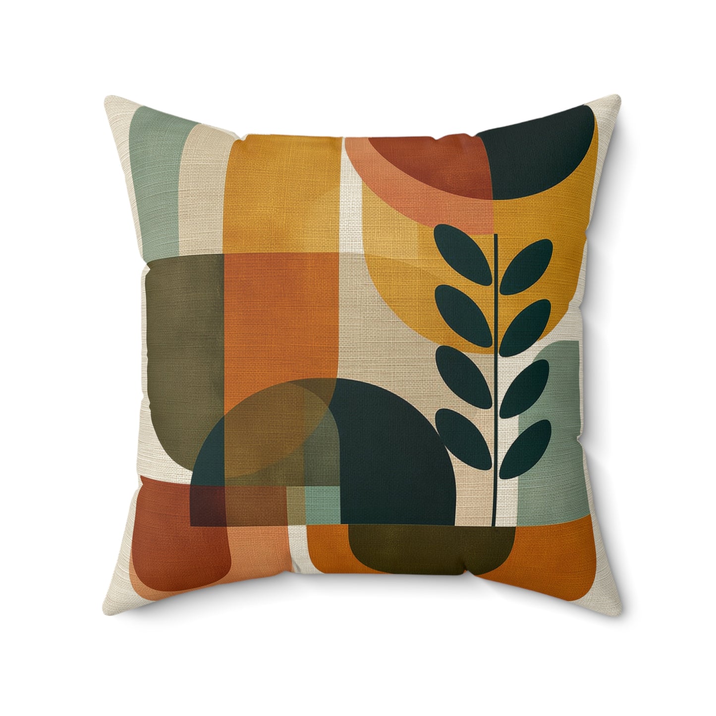 Harvest Shapes - Spun Polyester Square Pillow