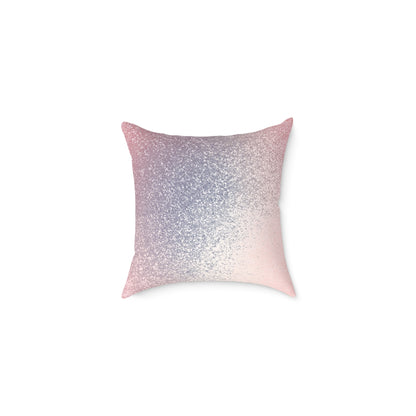 Sugar Dust Glow - Square Poly Canvas Pillow