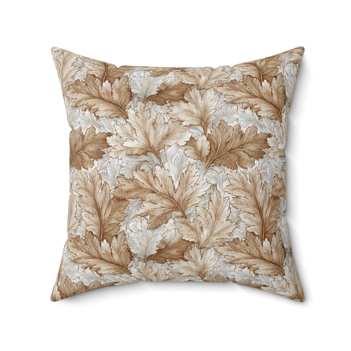 Camellia Cream Weave - Spun Polyester Square Pillow