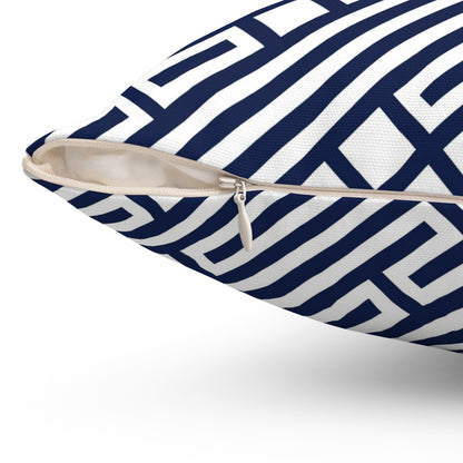 Labyrinth - Spun Polyester Square Pillow