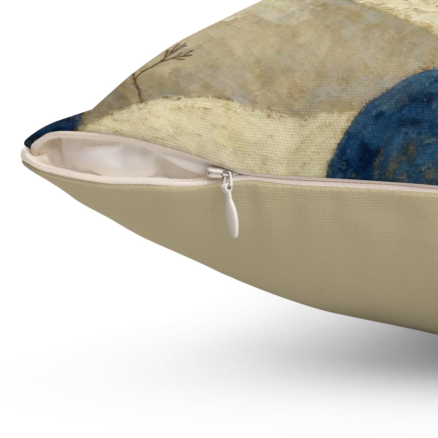 Midnight Hill Landscape - Spun Polyester Square Pillow