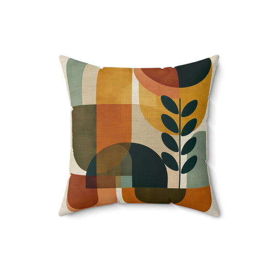 Harvest Shapes - Spun Polyester Square Pillow