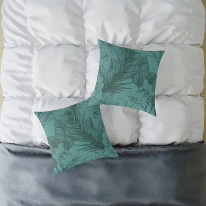 Ocean Grove Sketch - Square Poly Canvas Pillow