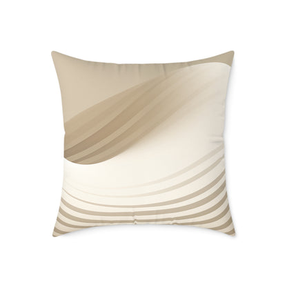 Sculpted Sands - Square Poly Canvas Pillow