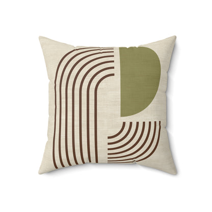 Orbit Form - Spun Polyester Square Pillow
