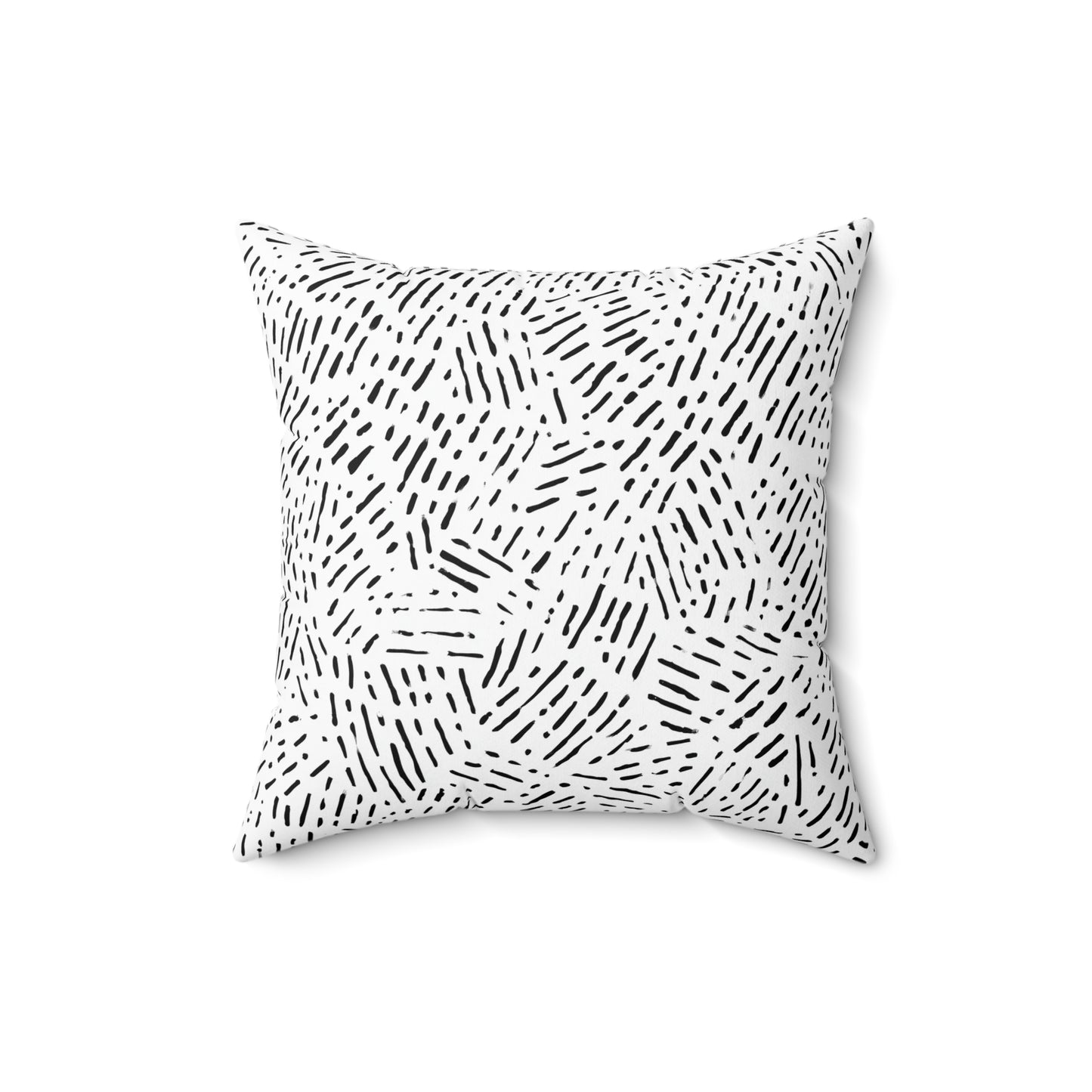 Sketch Scatter Lines - Spun Polyester Square Pillow