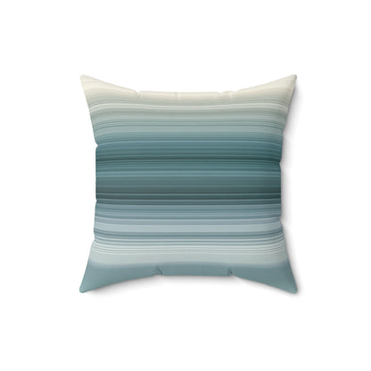 Mistline Neutral Fade - Faux Suede Square Pillow