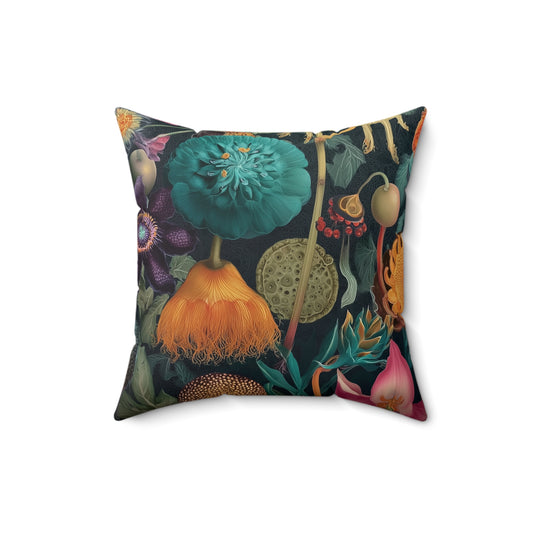 Opulent Garden - Faux Suede Square Pillow