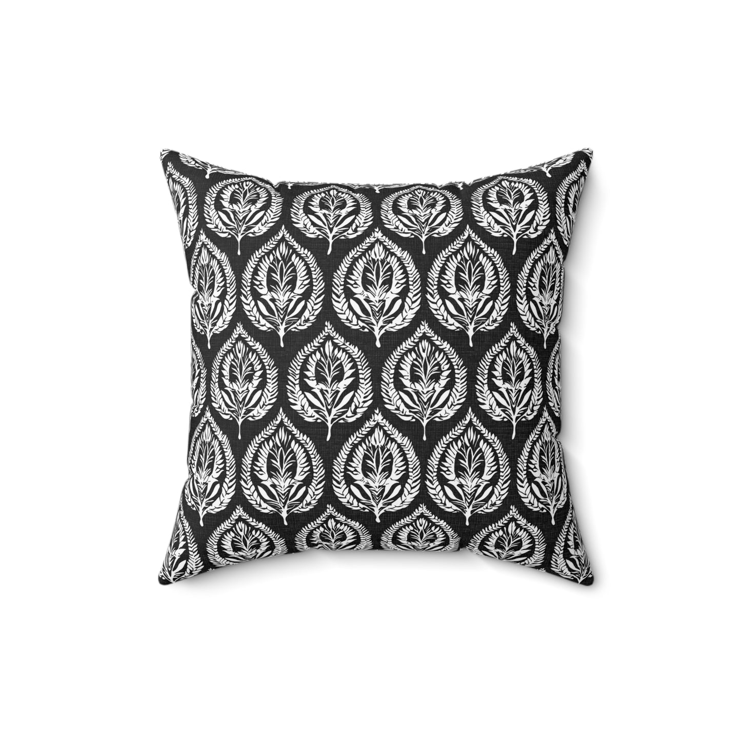 Deco Leaf - Spun Polyester Square Pillow