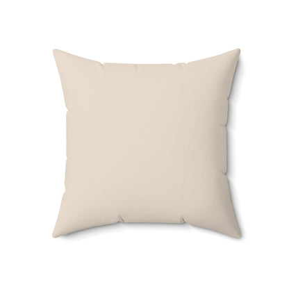 Clay Form Stacks - Faux Suede Square Pillow