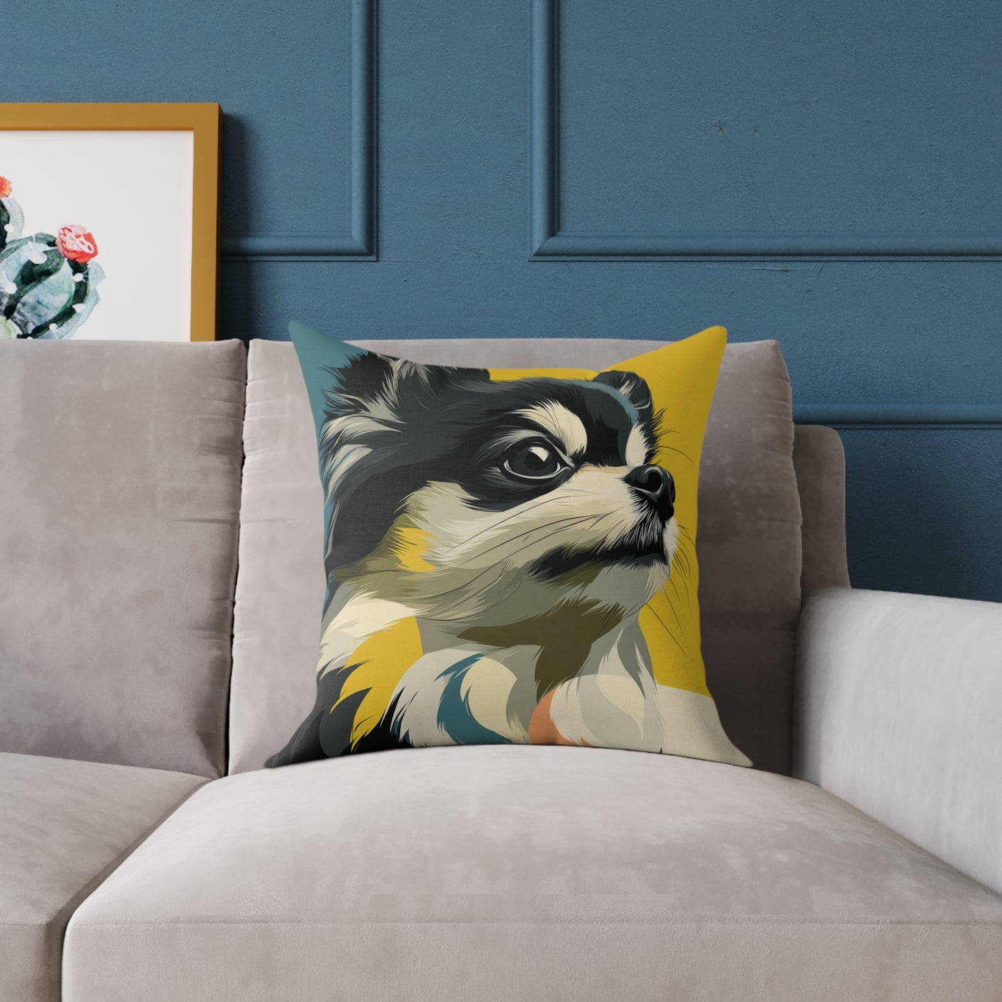 Pomeranian - Square Poly Canvas Pillow