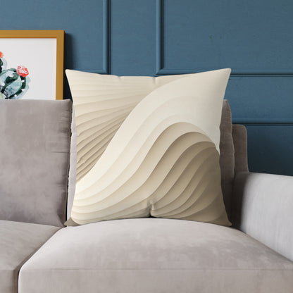 Desert Sweep - Square Poly Canvas Pillow