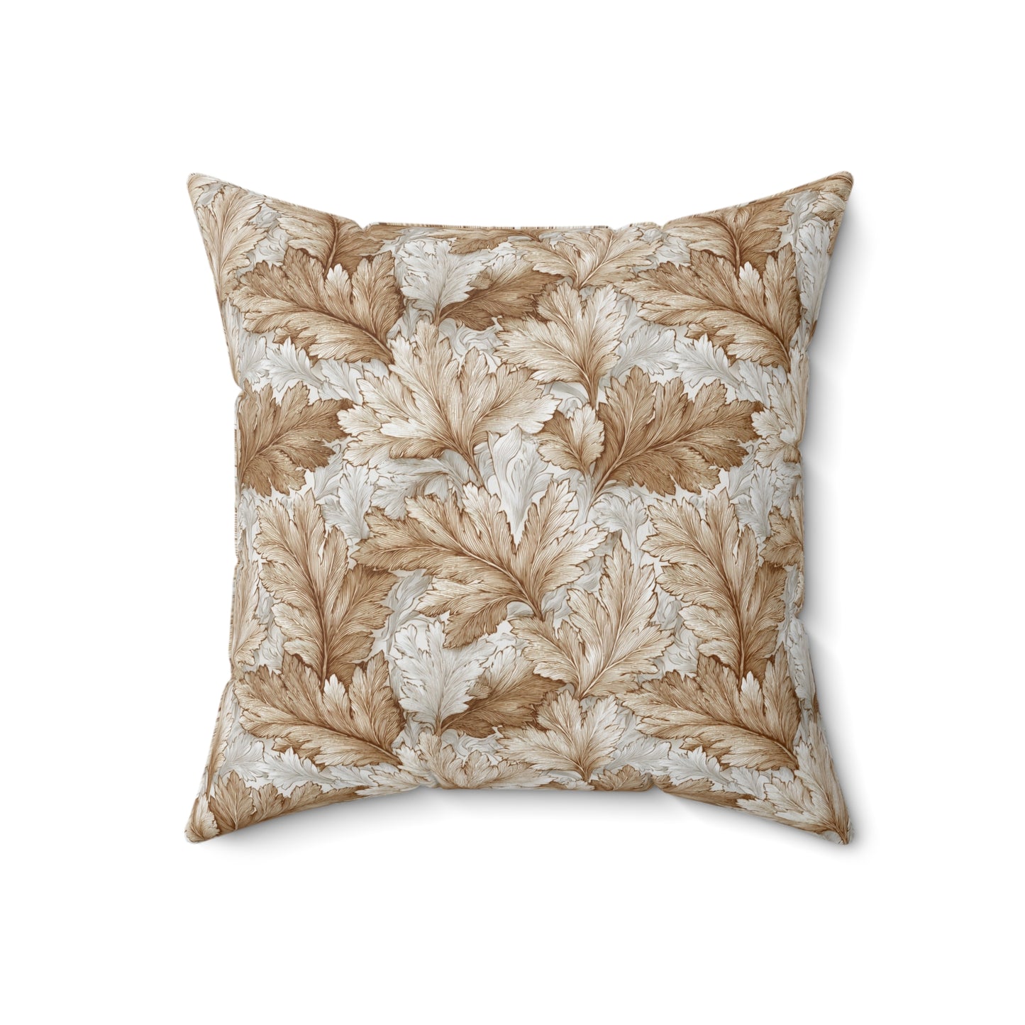 Camellia Cream Weave - Spun Polyester Square Pillow