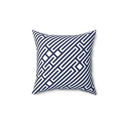 Labyrinth - Spun Polyester Square Pillow