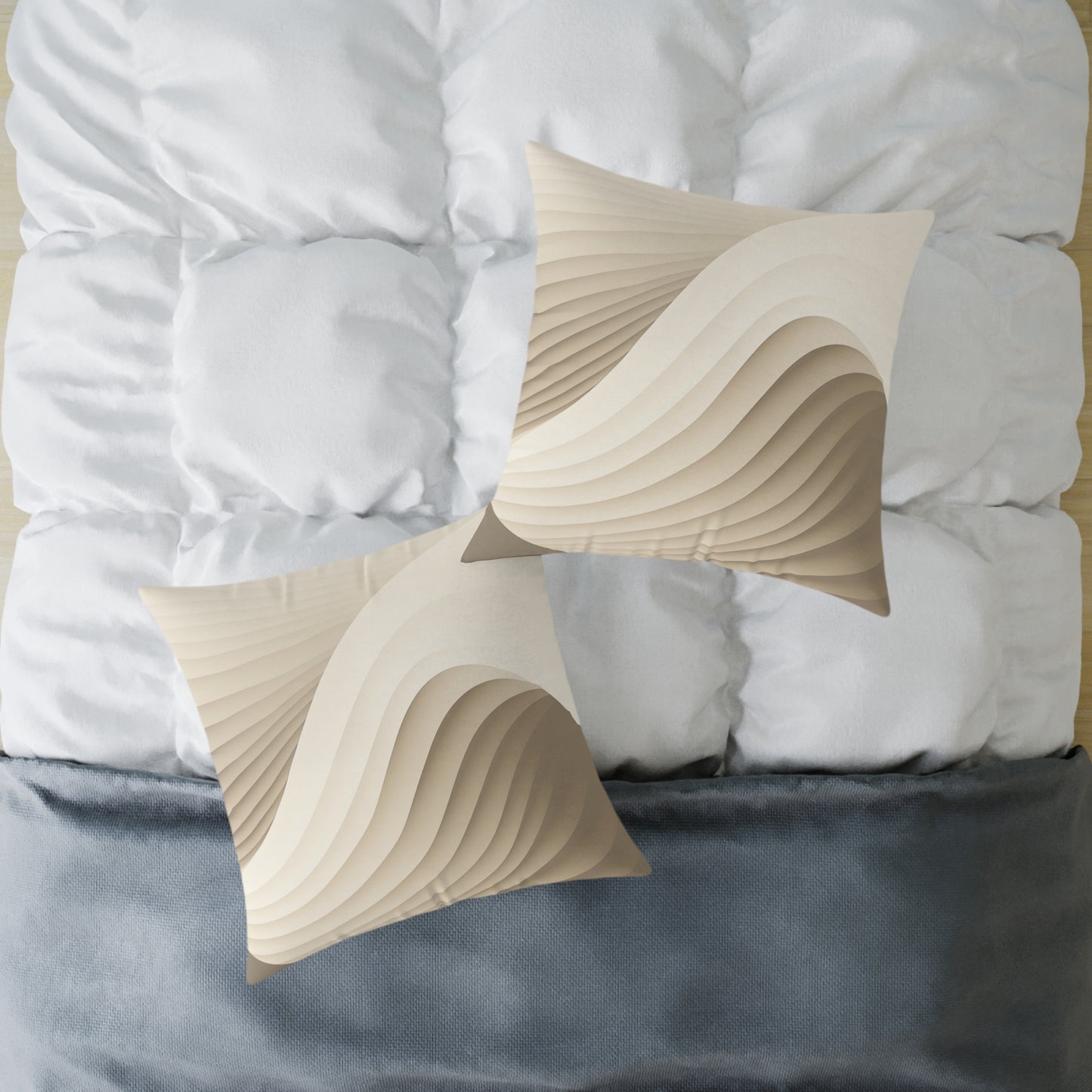Desert Sweep - Square Poly Canvas Pillow