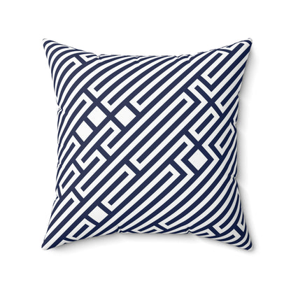 Labyrinth - Spun Polyester Square Pillow