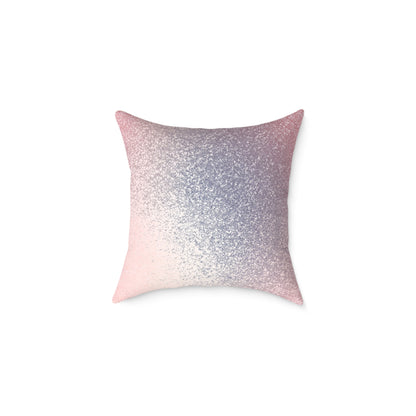 Sugar Dust Glow - Square Poly Canvas Pillow