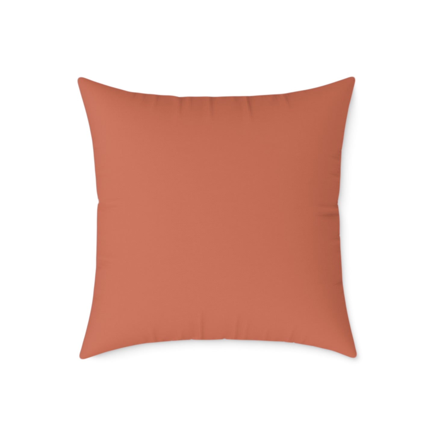 Pebble Scatter - Rose - Square Poly Canvas Pillow