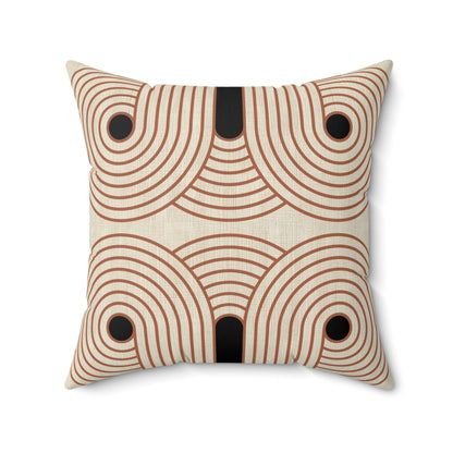 Loop Line - Spun Polyester Square Pillow
