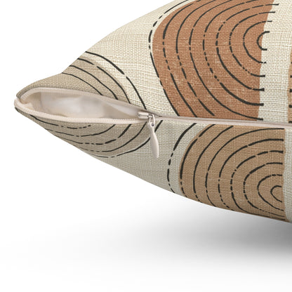 Terra Arc - Spun Polyester Square Pillow