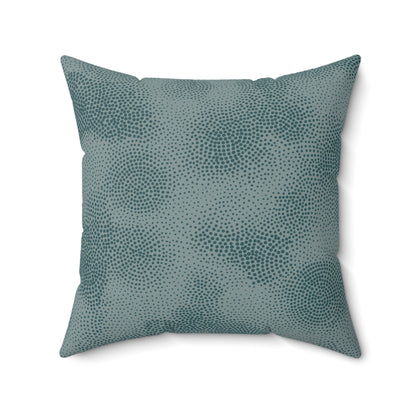 Deep Dot Fade - Spun Polyester Square Pillow