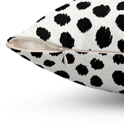 Soft Pollen Dot - Spun Polyester Square Pillow